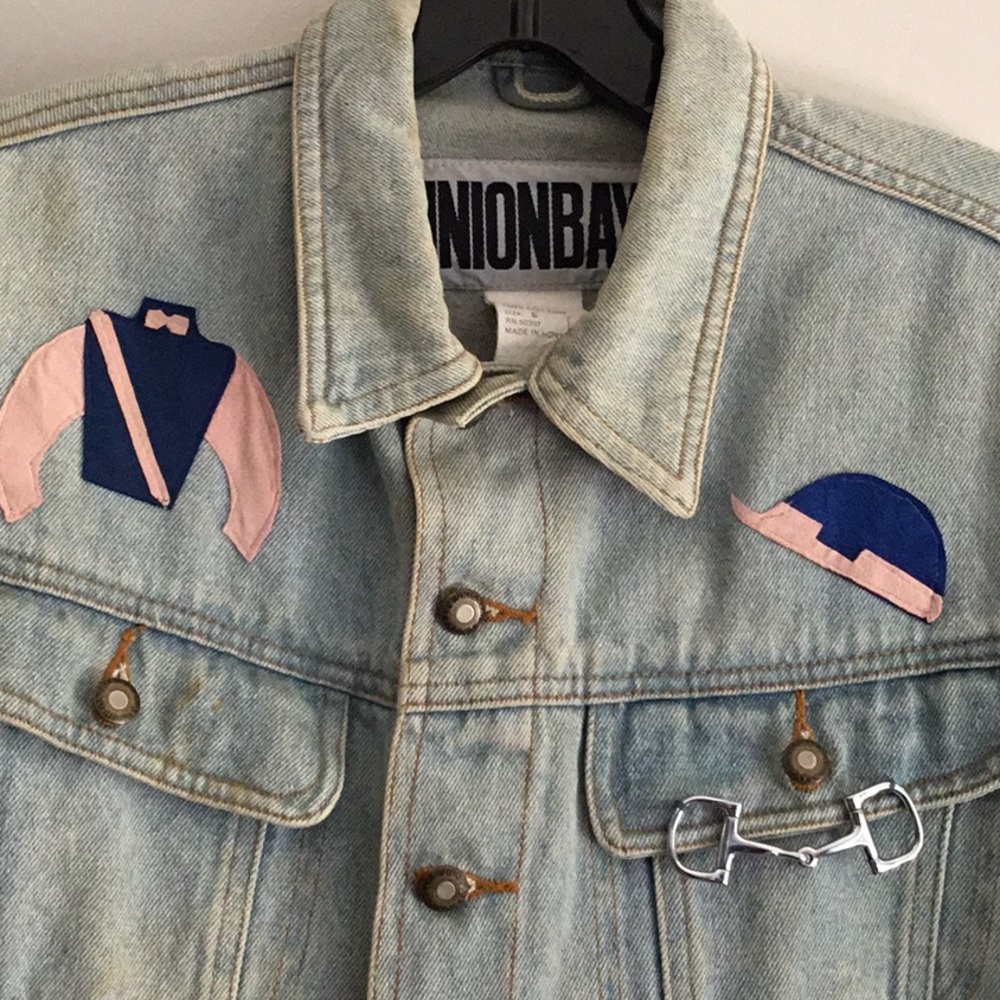 Vintage Custom Unionbay Jacket , horse and jockey